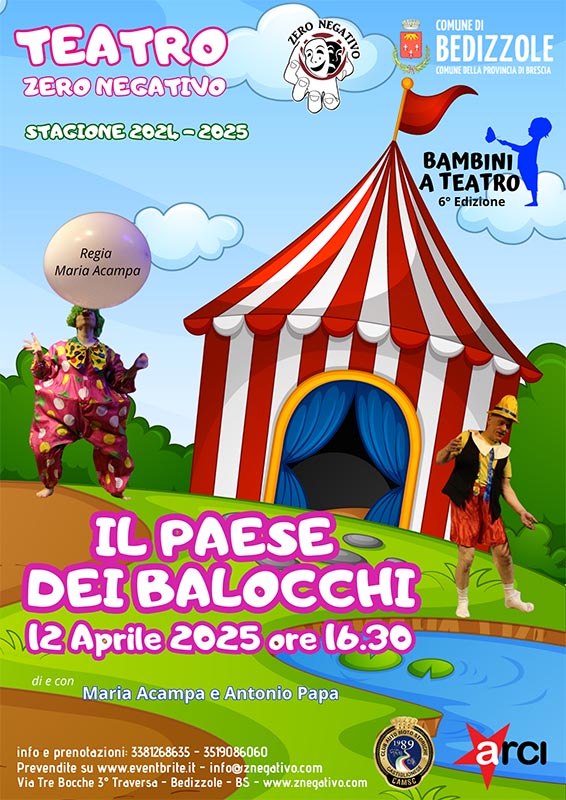 Spettacolo IL PAESE DEI BALOCCHI