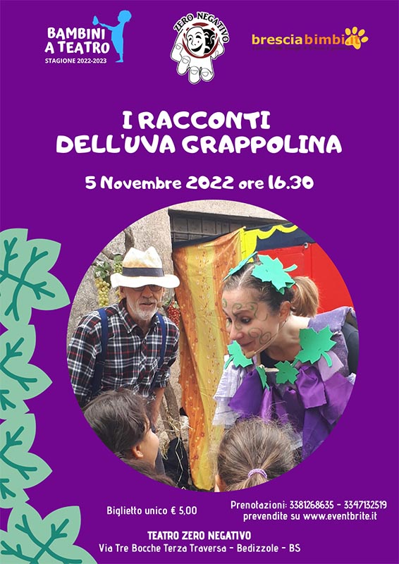 i racconti dell'uva grappolina Teatro Zero Negativo