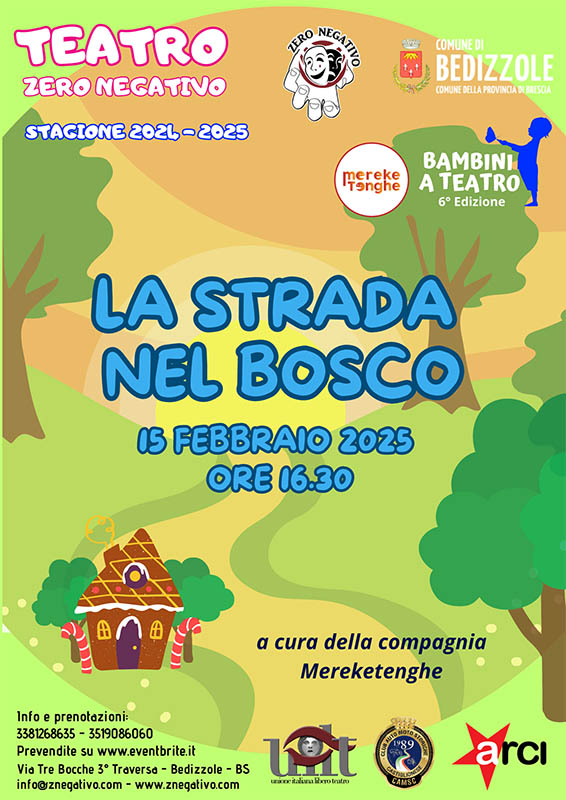 Spettacolo per bambini LA STRADA NEL BOSCO