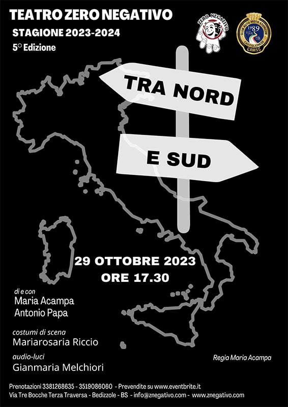 spettacolo _Tra Nord e Sud Teatro Zero Negativo