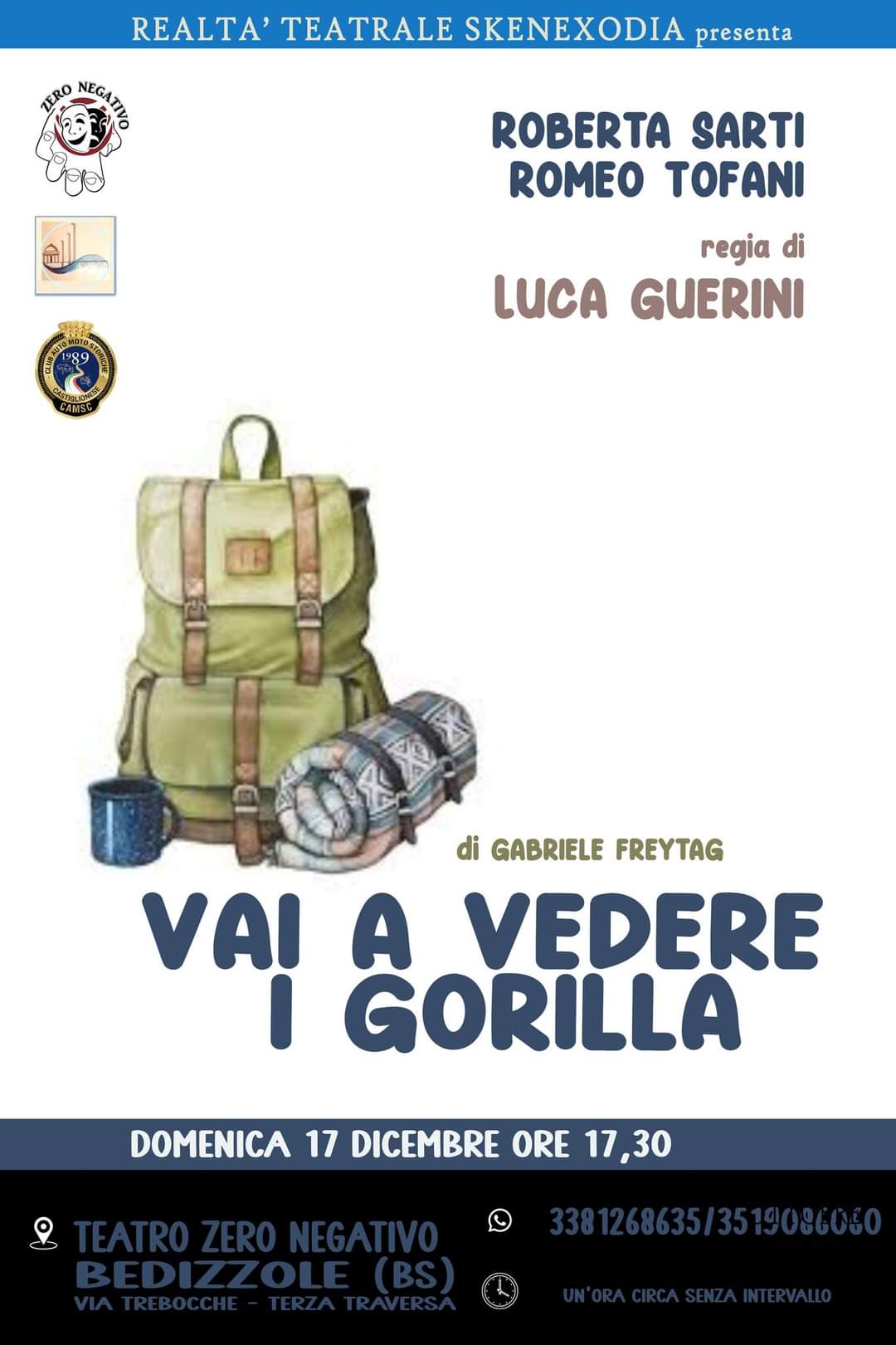 Vai  a vedere i gorilla Teatro Zero Negativo