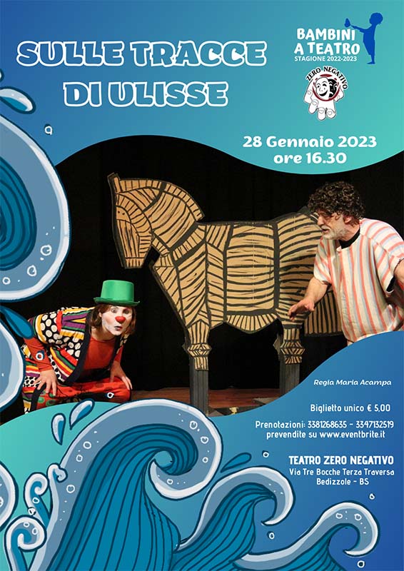 spettacolo per bambini SULLE TRACCE DI ULISSE teatro zero negativo