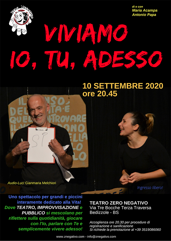 theatrical show VITA by zero negativo theater