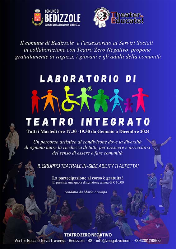 Laboratorio Teatro Integrato IN SIDE ABILITY Teatro Zero Negativo