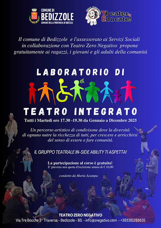 teatro integrato 2025 teatro zero negativo