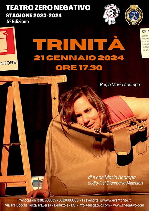 spettacolo trinità teatro zero negativo